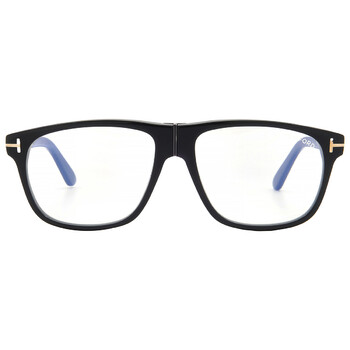 Blue Light Block Square Men's Eyeglasses FT5978-B 001 56 Blue Light Block Square Men's Eyeglasses FT5978-B 001 56