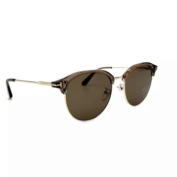 Tom Ford Brown Oval Unisex Sunglasses FT0889-K 45E 55  display picture 3