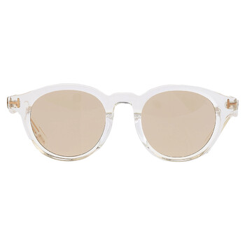 Brown Oval Unisex Sunglasses FT1123-D 26E 49