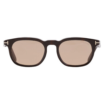 小物 TOM FORD for Ron Herman FT1151-D Tom Ford Light Brown Phantos Unisex Sunglasses FT1151-D 01E 48