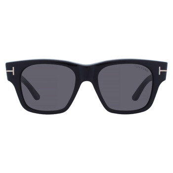 Tom Ford Fausto Smoke Browline Men's Sunglasses FT0711 01A 53