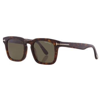 Tom Ford Mikel Polarized Brown Cat Eye Ladies Sunglasses FT1085