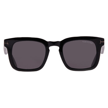 Tom Ford Dax Polarized Blue Square Men's Sunglasses FT0751 01V 50