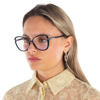 Demo Butterfly Ladies Eyeglasses FT5907-B 001 55