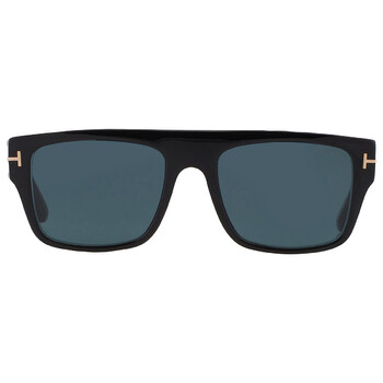 Tom Ford Stephenson Dark Teal Square Men's Sunglasses FT0775