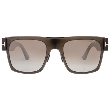 Tom Ford Edwin Smoke Browline Men