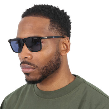 Fletcher Blue Square Men's Sunglasses FT0832 01V 57