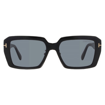 Grey Rectangular Sunglasses FT1164-K 01A 54