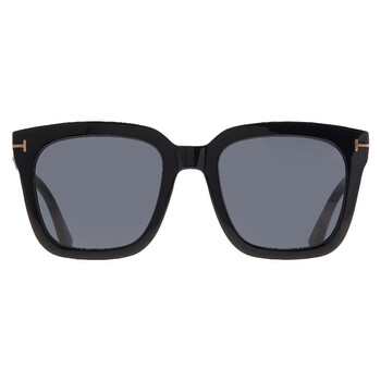 【極美品】TOM FORD FT1183-K 01A サングラス 黒 イタリア製 Tom Ford Jochem Smoke Square Men's Sunglasses FT1183 01A 56
