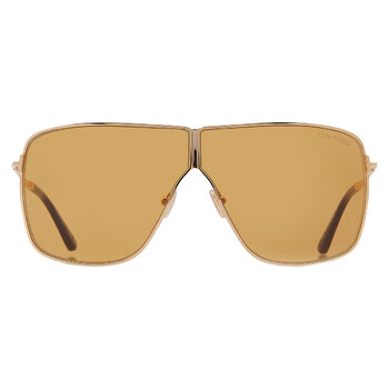 Huxley Shiny Deep Gold Pilot Unisex Sunglasses FT1159 30E 68