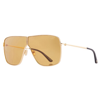 Huxley Shiny Deep Gold Pilot Unisex Sunglasses FT1159 30E 68