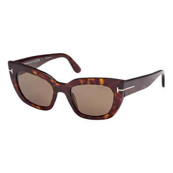 Tom Ford ANI Brown Cat Eye Ladies Sunglasses FT0844 68E 58  display picture 2