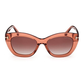 Tom Ford ANI Brown Cat Eye Ladies Sunglasses FT0844 68E 58  display picture 1
