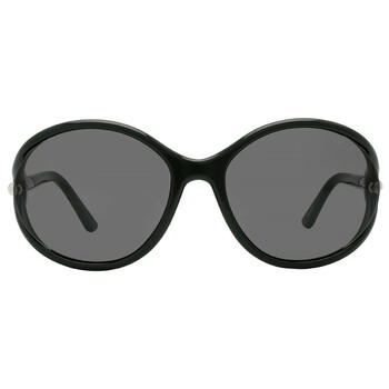 Tom Ford Smoke Wrap Ladies Sunglasses FT1069 01A 68  display picture 2