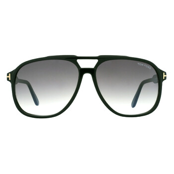 TRIOMPHE SUNGLASSES 573247 IN METAL GRADIENT SMOKE LENSES