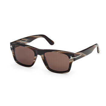Tom Ford Smoke Square Unisex Sunglasses FT1353-D 02A 52