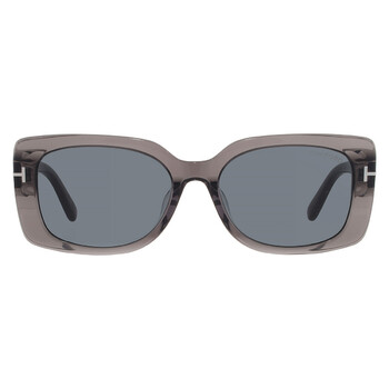 Tom Ford Brown Gradient Square Ladies Sunglasses FT1170-K 48F 54