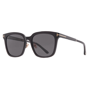 Smoke Square Men's Sunglasses FT1245-K 20A 56