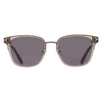 Smoke Square Sunglasses FT1248-K 96A 55