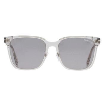 Tom Ford Grey Square Unisex Sunglasses FT0971-K 20B 54