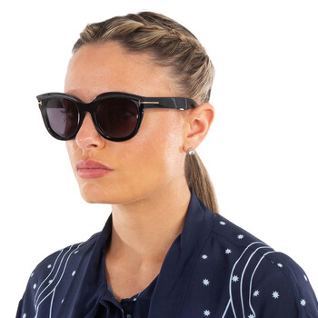 Tamara Smoke Oval Ladies Sunglasses FT1114 01A 54