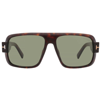 Turner Green Navigator Men's Sunglasses FT1101 52N 58