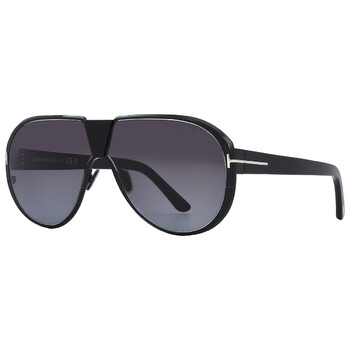 Tom Ford Anton Smoke Gradient Square Men's Sunglasses FT1024 01B