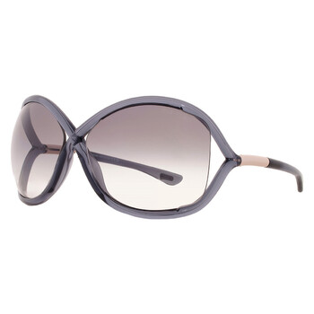 Whitney Smoke Gradient Oversized Ladies Sunglasses FT0009 0B5 64