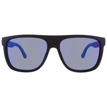 Grey Blue Mirror Square Men's Sunglasses TH 1277/S 0FB1/23 57