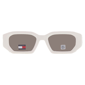 Grey Geometric Unisex Sunglasses TJ 0099/S 0VK6/IR 53