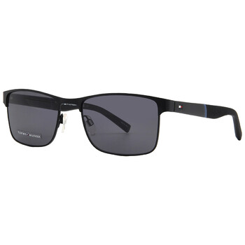 Grey Rectangular Men's Sunglasses TH 2040/S 0807/IR 56