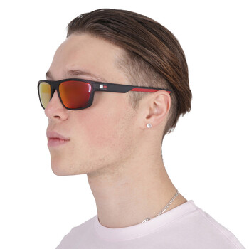 Infrared Rectangular Men's Sunglasses TH 1978/S 0003/MI 60