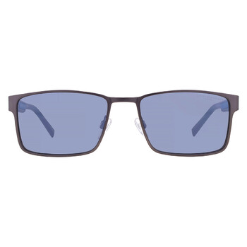 Silver Rectangular Men's Sunglasses TH 2087/S 0SVK/GK 57