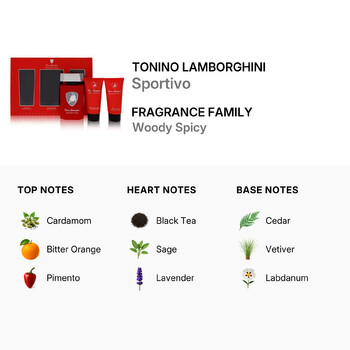 Men's Sportivo Gift Set Fragrances 810876038416