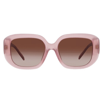 Fendi FE40137I 72Y Sunglasses Transparent Light Pink Butterfly Frame New Fendi FE40137I 72Y Transparent Light Pink/Violet 51-21  main image 4
