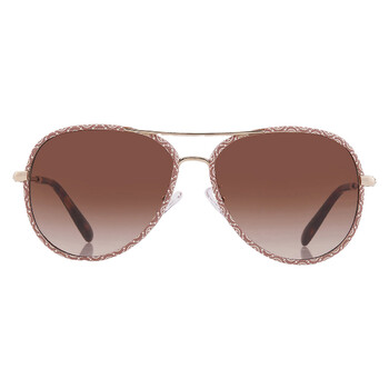 Brown Gradient Pilot Ladies Sunglasses TY6114 336013 58