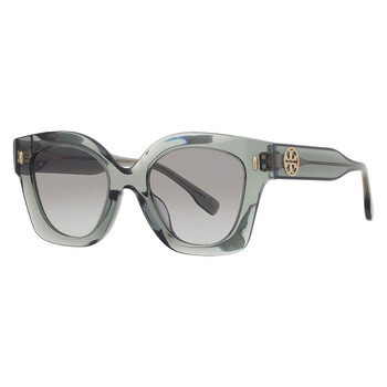 Grey Gradient Butterfly Ladies Sunglasses TY7201U 194111 49
