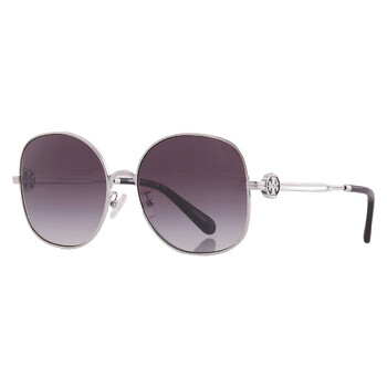 Grey Gradient Round Ladies Sunglasses TY6112 32748G 56