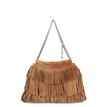 Hobo Bag Fleming In Suede With Fringes 174294_200