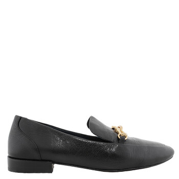Jessa Leather Loafers - Perfect Black/Gold