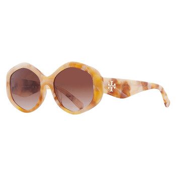 Kira Brown Gradient Geometric Ladies Sunglasses TY7217U 194913 55