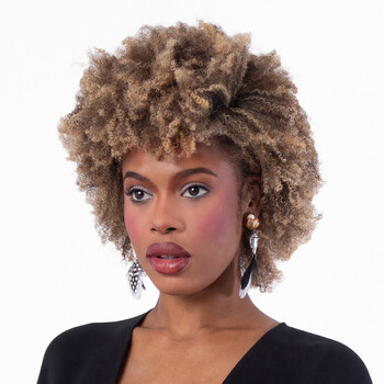 Natural Feather Bird Earring