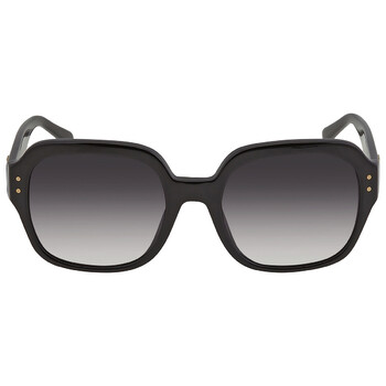 Polarized Grey Gradient Square Ladies Sunglasses TY7143U 1326T3 56