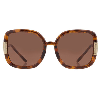 Ferragamo Salvatore Ferragamo Brown Square Ladies Sunglasses  display picture 3