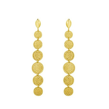 Celine Cœur Celine Heart Earrings in Brass with Gold Finish