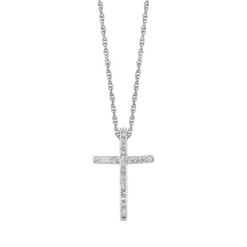 Swarovski Insigne Pendant Cross Constella Rhodium Shiny