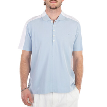 トムブラウン メンズ 半袖Tシャツ MJP191A J0119 055 Linen Jersey Short Sleeve Striped Polo | Thom Browne