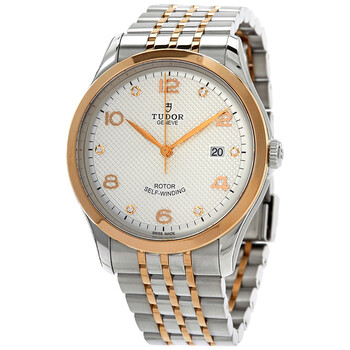 Tudor 1926 41mm Mens Watch Steel Case Opaline and Blue Dial