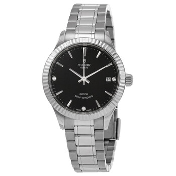 Automatic Diamond Black Dial Ladies Watch M12310-0009
