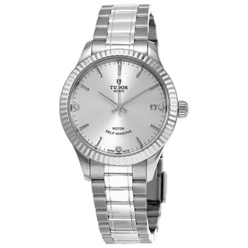 Automatic Diamond Silver Dial Ladies Watch M12310-0007
